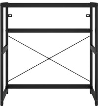 Badezimmer Waschtischgestell Schwarz 79x38x83 cm Eisen