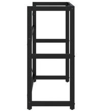 Badezimmer Waschtischgestell Schwarz 79x38x83 cm Eisen