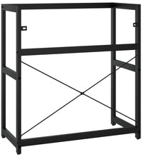 Badezimmer Waschtischgestell Schwarz 79x38x83 cm Eisen