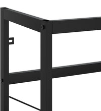 Badezimmer Waschtischgestell Schwarz 79x38x83 cm Eisen
