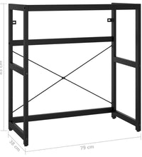 Badezimmer Waschtischgestell Schwarz 79x38x83 cm Eisen