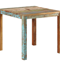 Esstisch 82x80x76 cm Altholz Massiv