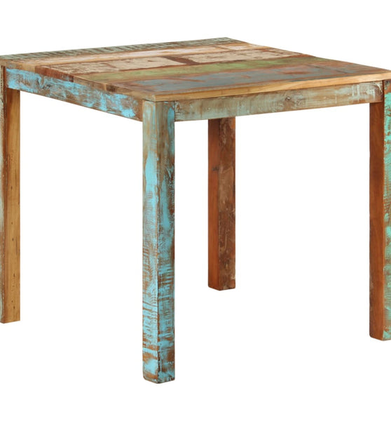 Esstisch 82x80x76 cm Altholz Massiv