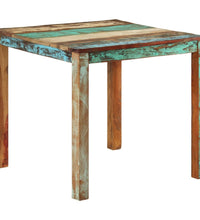Esstisch 82x80x76 cm Altholz Massiv