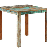 Esstisch 82x80x76 cm Altholz Massiv