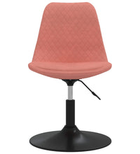 Esszimmerstühle 4 Stk. Drehbar Rosa Samt