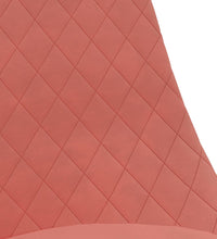 Esszimmerstühle 4 Stk. Drehbar Rosa Samt