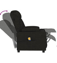 Massagesessel Schwarz Stoff