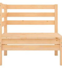 4-tlg. Garten-Lounge-Set Kiefer Massivholz