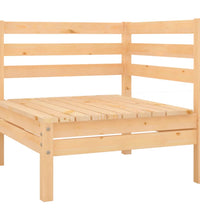 10-tlg. Garten-Lounge-Set Massivholz Kiefer