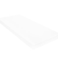 Tagesbett mit Matratze 90x200 cm Weiß Kiefer Massivholz