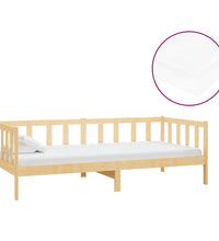 Tagesbett mit Matratze 90x200 cm Kiefer Massivholz