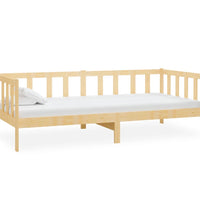 Tagesbett mit Matratze 90x200 cm Kiefer Massivholz