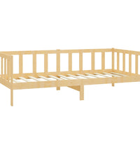 Tagesbett mit Matratze 90x200 cm Kiefer Massivholz