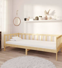 Tagesbett mit Matratze 90x200 cm Kiefer Massivholz