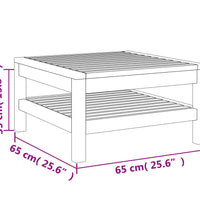 5-tlg. Garten-Lounge-Set mit Creme Kissen Massivholz Akazie