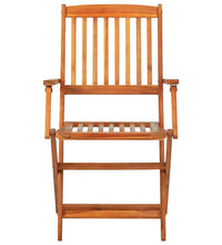 7-tlg. Garten-Essgruppe Massivholz Akazie