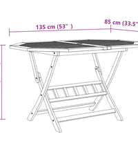 7-tlg. Garten-Essgruppe Massivholz Akazie