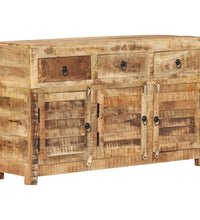 Sideboard 110x30x65 cm Massivholz Mango