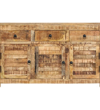 Sideboard 110x30x65 cm Massivholz Mango