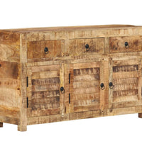 Sideboard 110x30x65 cm Massivholz Mango