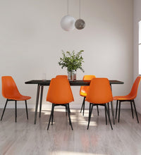Esszimmerstühle 6 Stk. Orange PP
