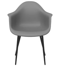 Esszimmerstühle 6 Stk. Grau PP
