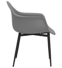 Esszimmerstühle 6 Stk. Grau PP