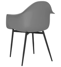 Esszimmerstühle 6 Stk. Grau PP
