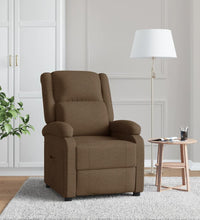 Relaxsessel Braun Stoff