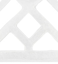Sonnenschirmständer Weiß 44x44x31 cm Gusseisen