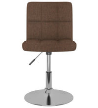 Esszimmerstuhl Drehbar Braun Stoff