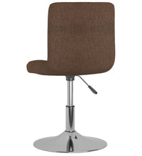Esszimmerstuhl Drehbar Braun Stoff