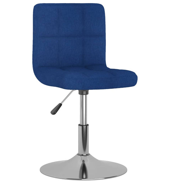 Esszimmerstuhl Drehbar Blau Stoff