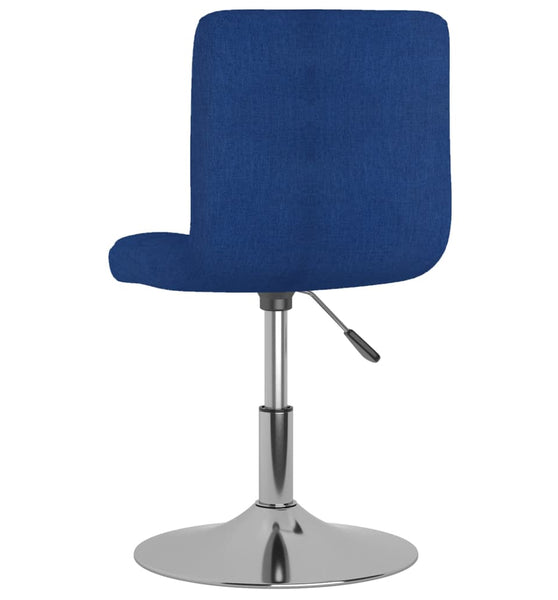 Esszimmerstuhl Drehbar Blau Stoff