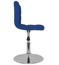Esszimmerstuhl Drehbar Blau Stoff