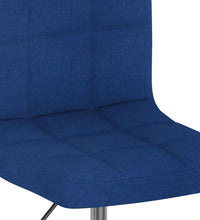Esszimmerstuhl Drehbar Blau Stoff