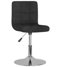 Esszimmerstuhl Drehbar Schwarz Stoff