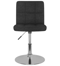 Esszimmerstuhl Drehbar Schwarz Stoff