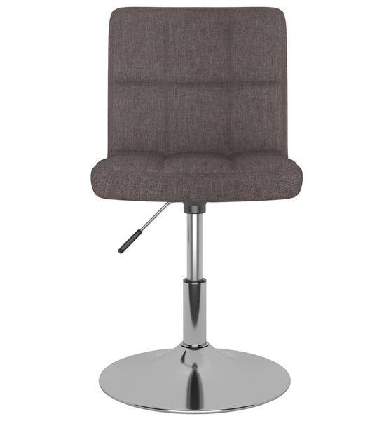 Esszimmerstuhl Drehbar Taupe Stoff