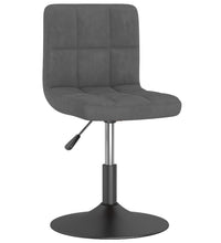 Esszimmerstühle 6 Stk. Drehbar Dunkelgrau Samt