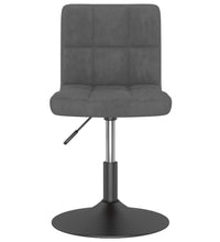 Esszimmerstühle 6 Stk. Drehbar Dunkelgrau Samt