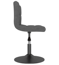 Esszimmerstühle 6 Stk. Drehbar Dunkelgrau Samt