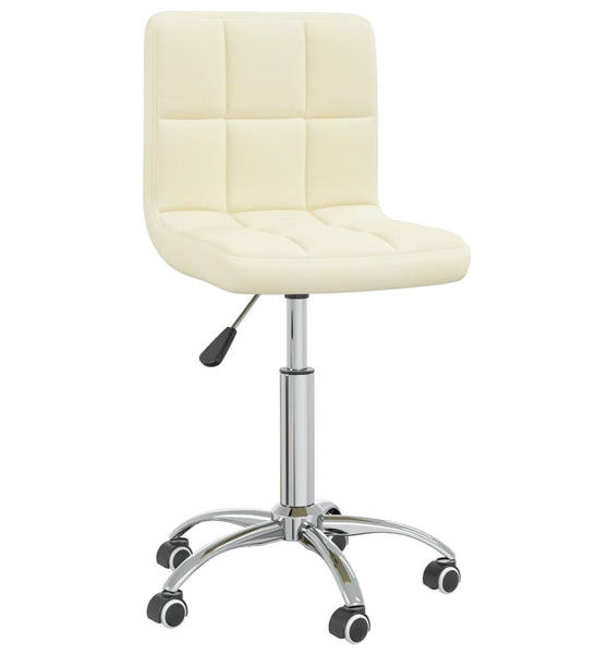 Esszimmerstuhl Drehbar Creme Stoff