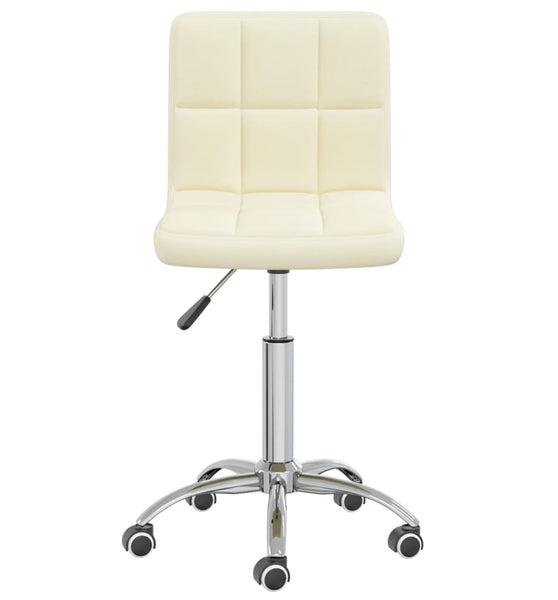 Esszimmerstuhl Drehbar Creme Stoff
