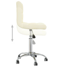Esszimmerstuhl Drehbar Creme Stoff