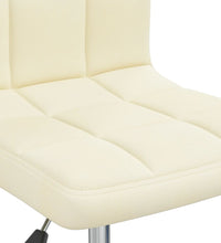 Esszimmerstuhl Drehbar Creme Stoff