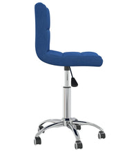 Esszimmerstuhl Drehbar Blau Stoff