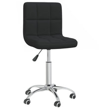 Esszimmerstuhl Drehbar Schwarz Stoff