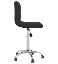 Esszimmerstuhl Drehbar Schwarz Stoff